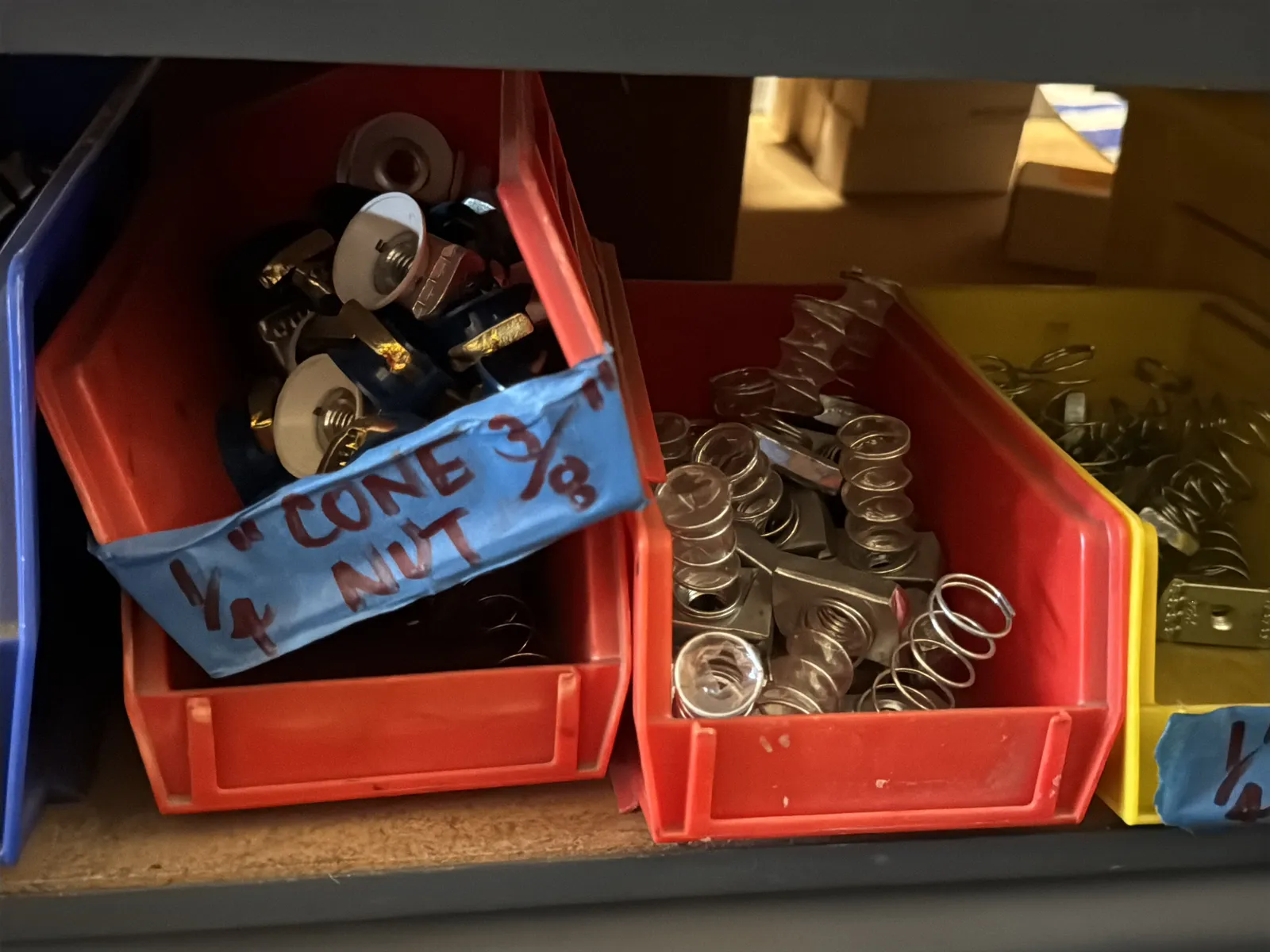 Contents Of (1) Shelf: Assorted Electrical Supply, Nuts And Brackets, Assorted Hardware And More, photo 3 of 10
