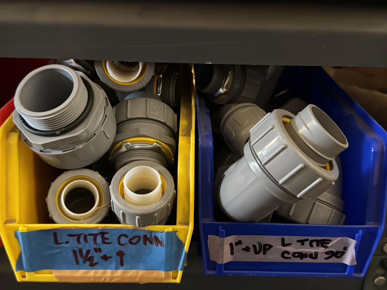 Contents Of (1) Shelf: Assorted Electrical Supply, Conduit Hardware And More, photo 5 of 9