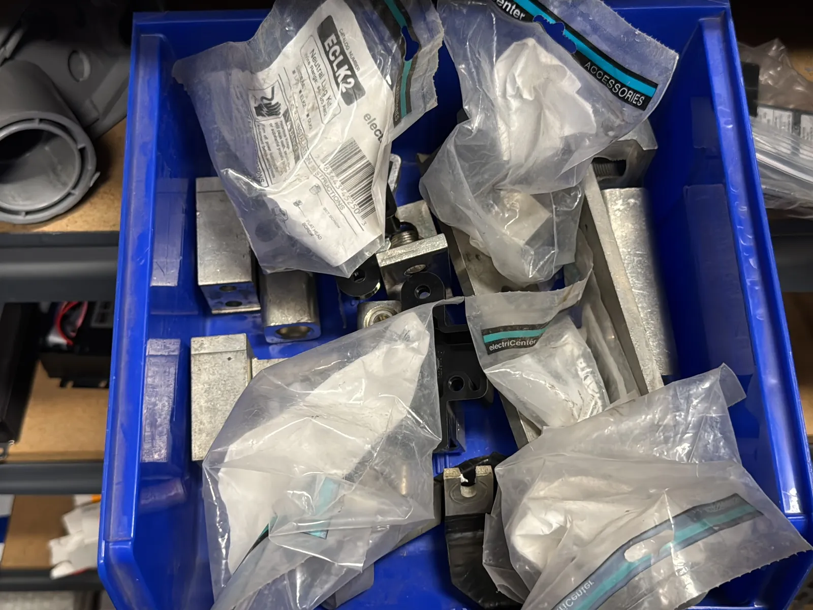 Contents Of (1) Shelf: Assorted Electrical Supply, Conduit Hardware And More, photo 7 of 9
