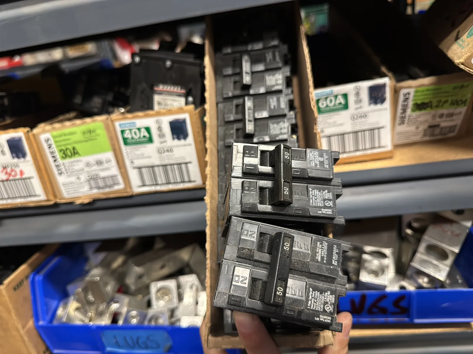 Contents Of (1) Shelf: Assorted Electrical Supply, Conduit Hardware And More, photo 8 of 13