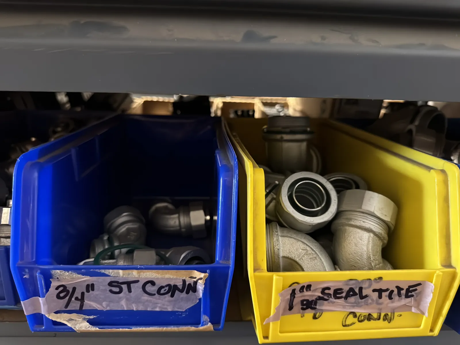 Contents Of (1) Shelf: Assorted Electrical Supply, Conduit Hardware And More, photo 4 of 13