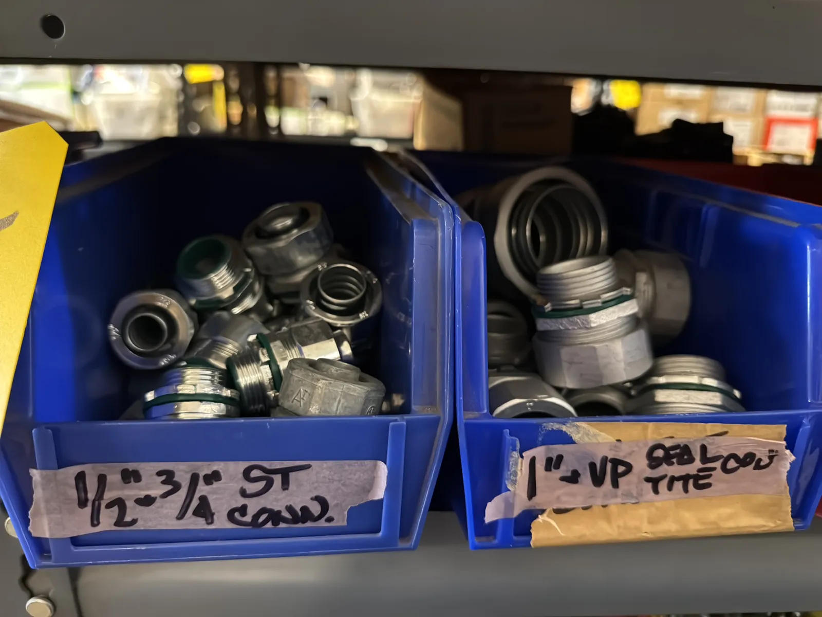 Contents Of (1) Shelf: Assorted Electrical Supply, Conduit Hardware And More, photo 2 of 13