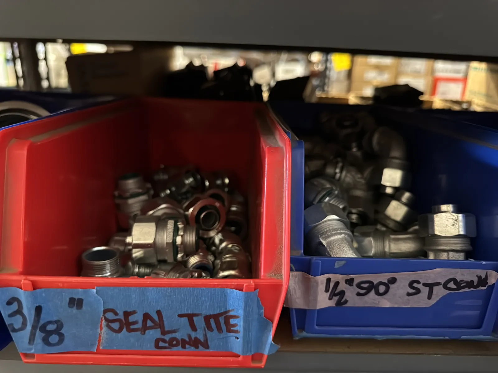 Contents Of (1) Shelf: Assorted Electrical Supply, Conduit Hardware And More, photo 3 of 13