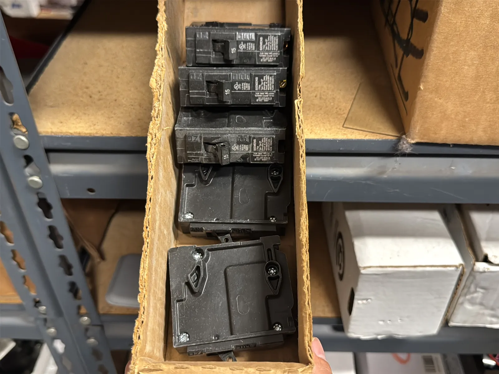 Contents Of (1) Shelf: Assorted Electrical Supply, Conduit Hardware And More, photo 9 of 10