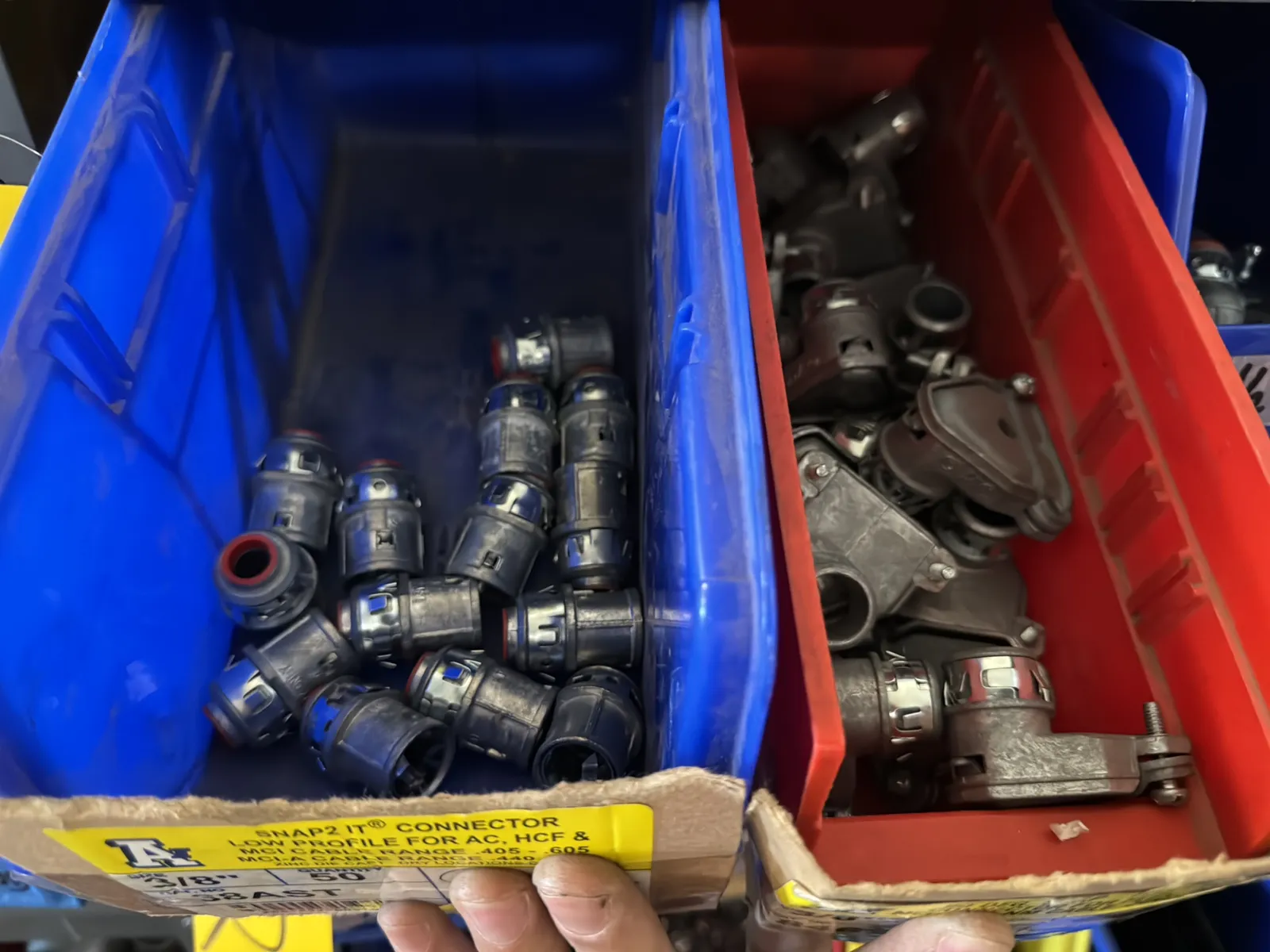 Contents Of (1) Shelf: Assorted Electrical Supply, Conduit Hardware, Connectors And More, photo 4 of 12