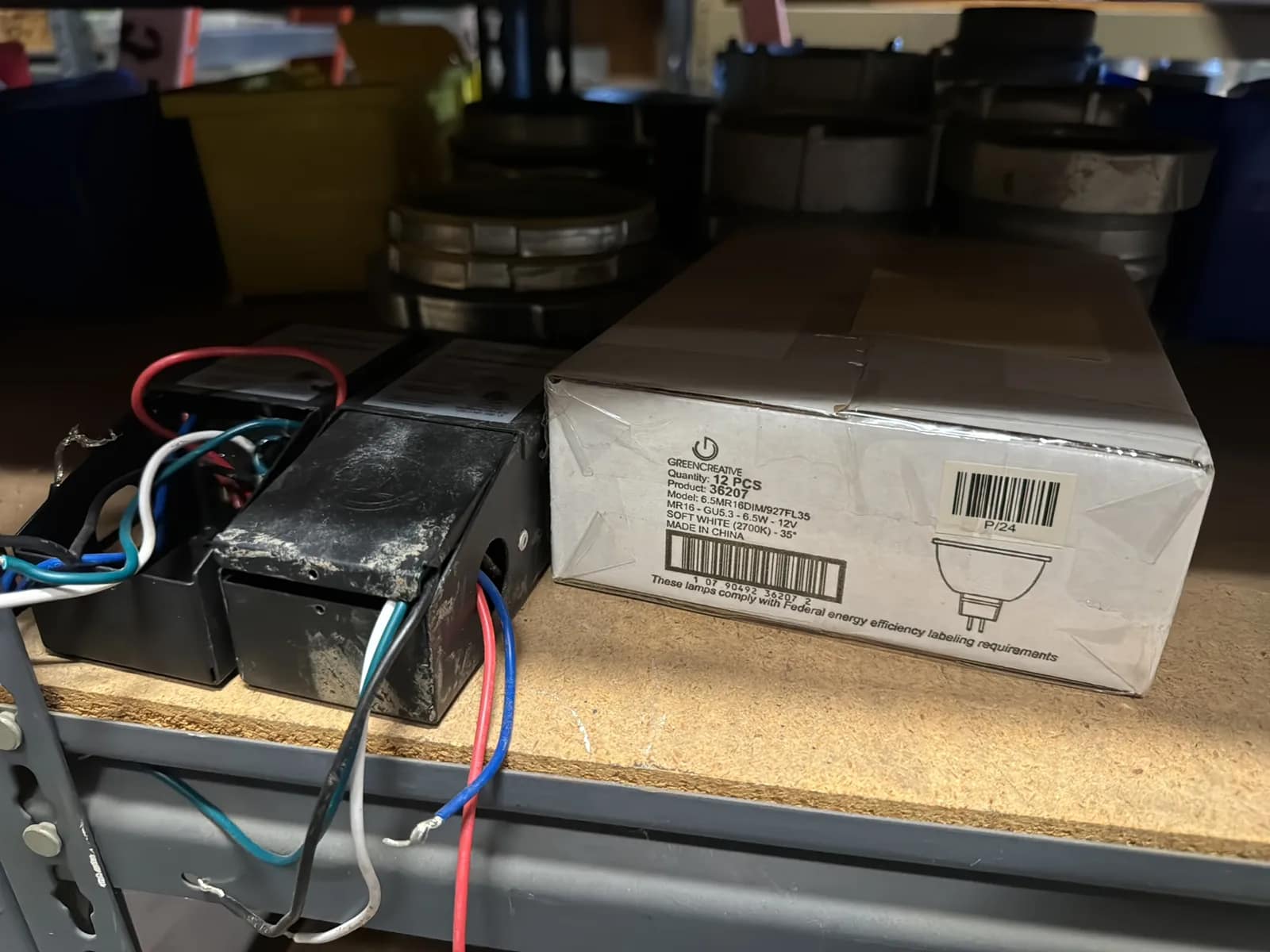 Contents Of (1) Shelf: Assorted Electrical Supply, Conduit Hardware And More, photo 8 of 9