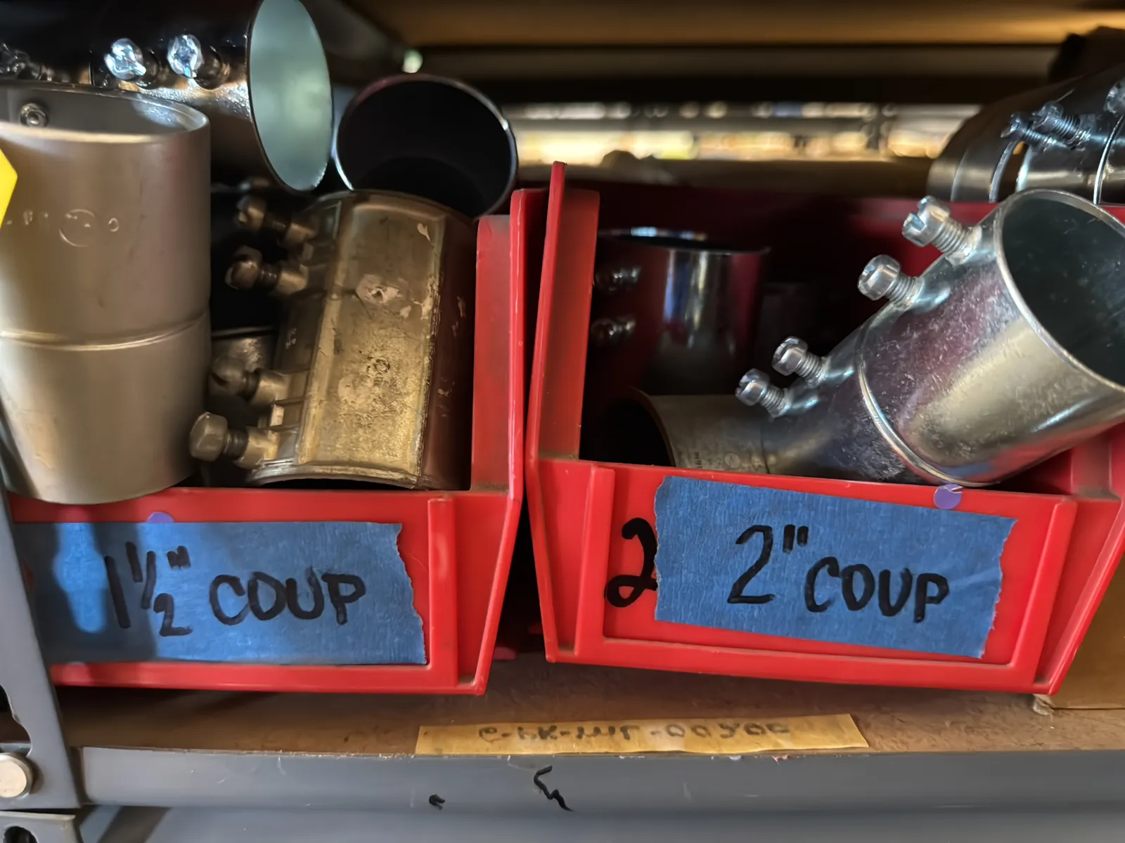 Contents Of (1) Shelf: Assorted Electrical Supply, Coupling Hardware And More, photo 2 of 10
