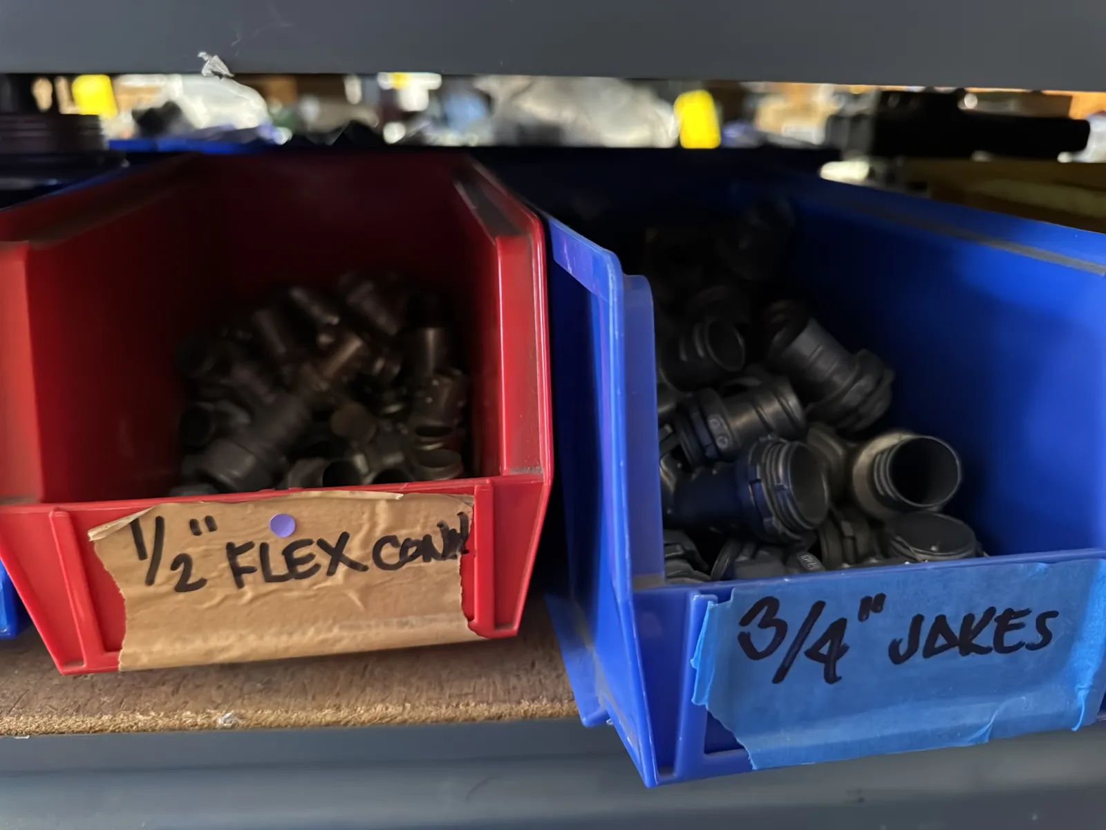 Contents Of (1) Shelf: Assorted Electrical Supply, Conduit Hardware And More, photo 3 of 11