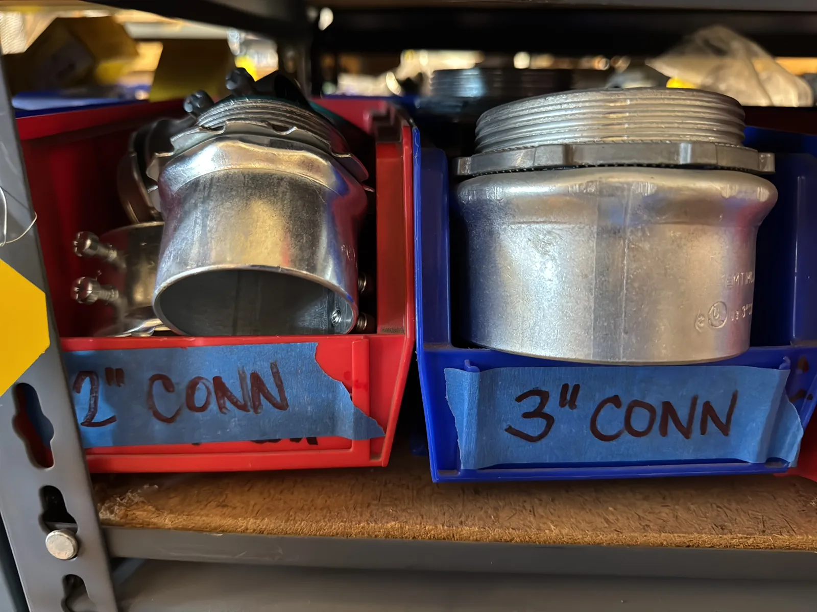 Contents Of (1) Shelf: Assorted Electrical Supply, Conduit Hardware And More, photo 2 of 11