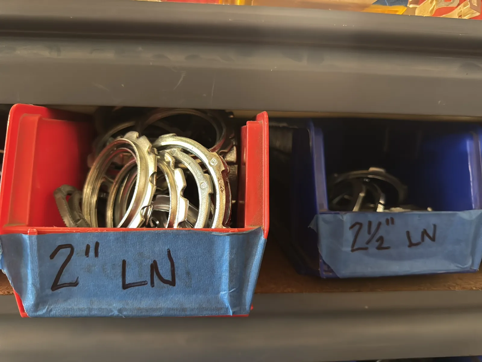 Contents Of (1) Shelf: Assorted Electrical Supply, Coupling Hardware And More, photo 3 of 10