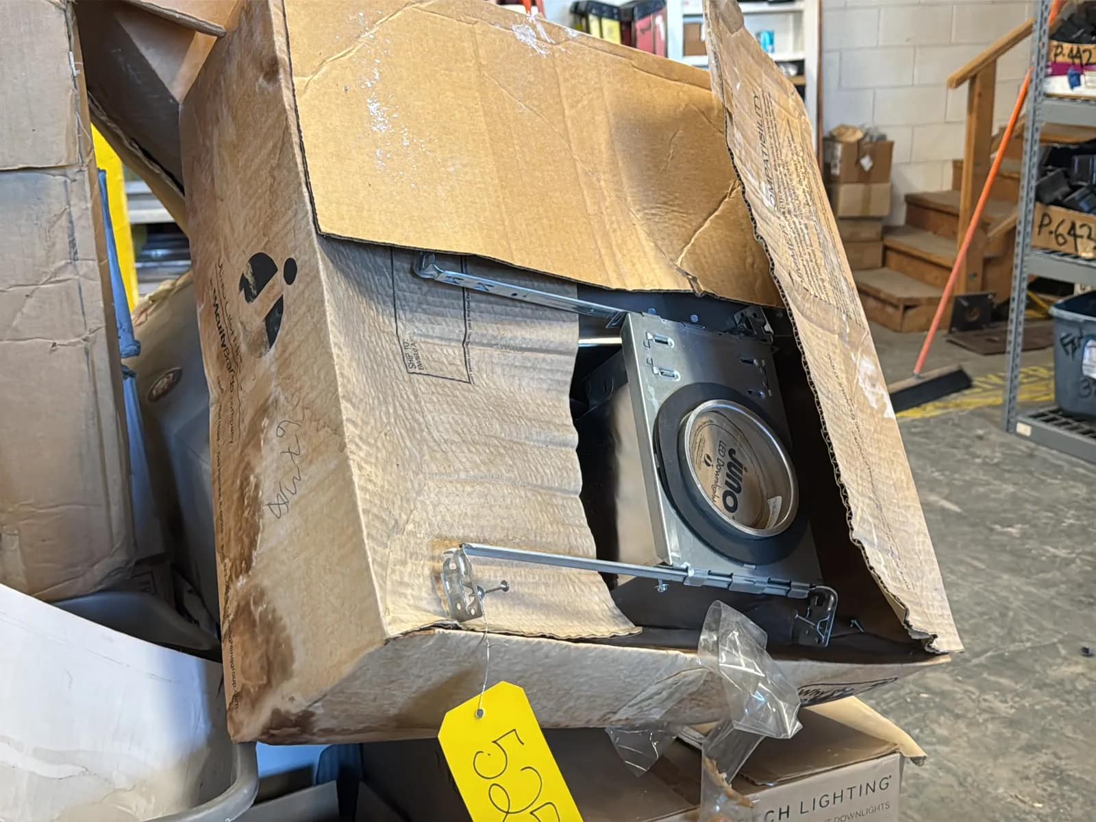 Contents Of Pallet: 400A Meter Load Centers, LED Downlights, And 2” Light Housings, photo 4 of 11