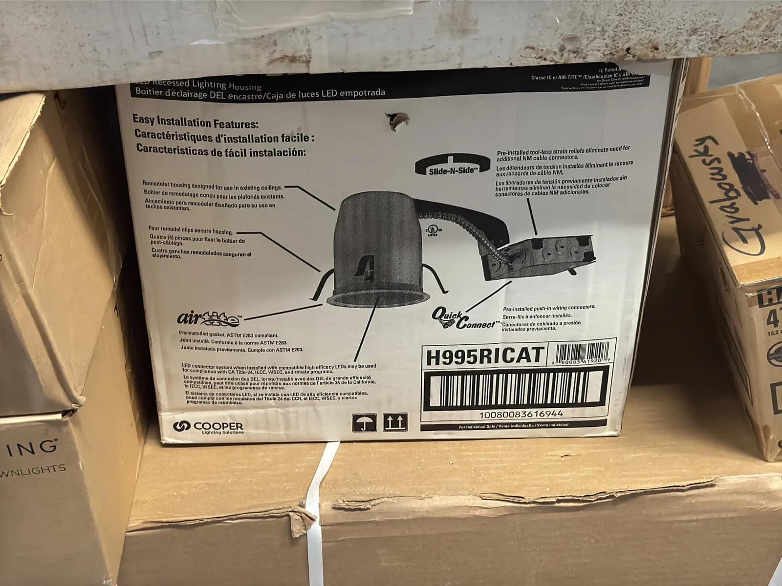 Contents Of Pallet: 400A Meter Load Centers, LED Downlights, And 2” Light Housings, photo 10 of 11