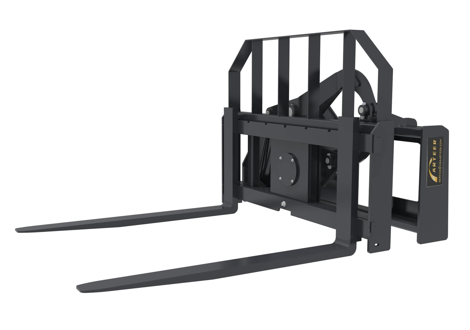 2026 Arteer RPT-42L Rotating Hydraulic Skid Steer Fork Attachment (Unused), photo 2 of 15