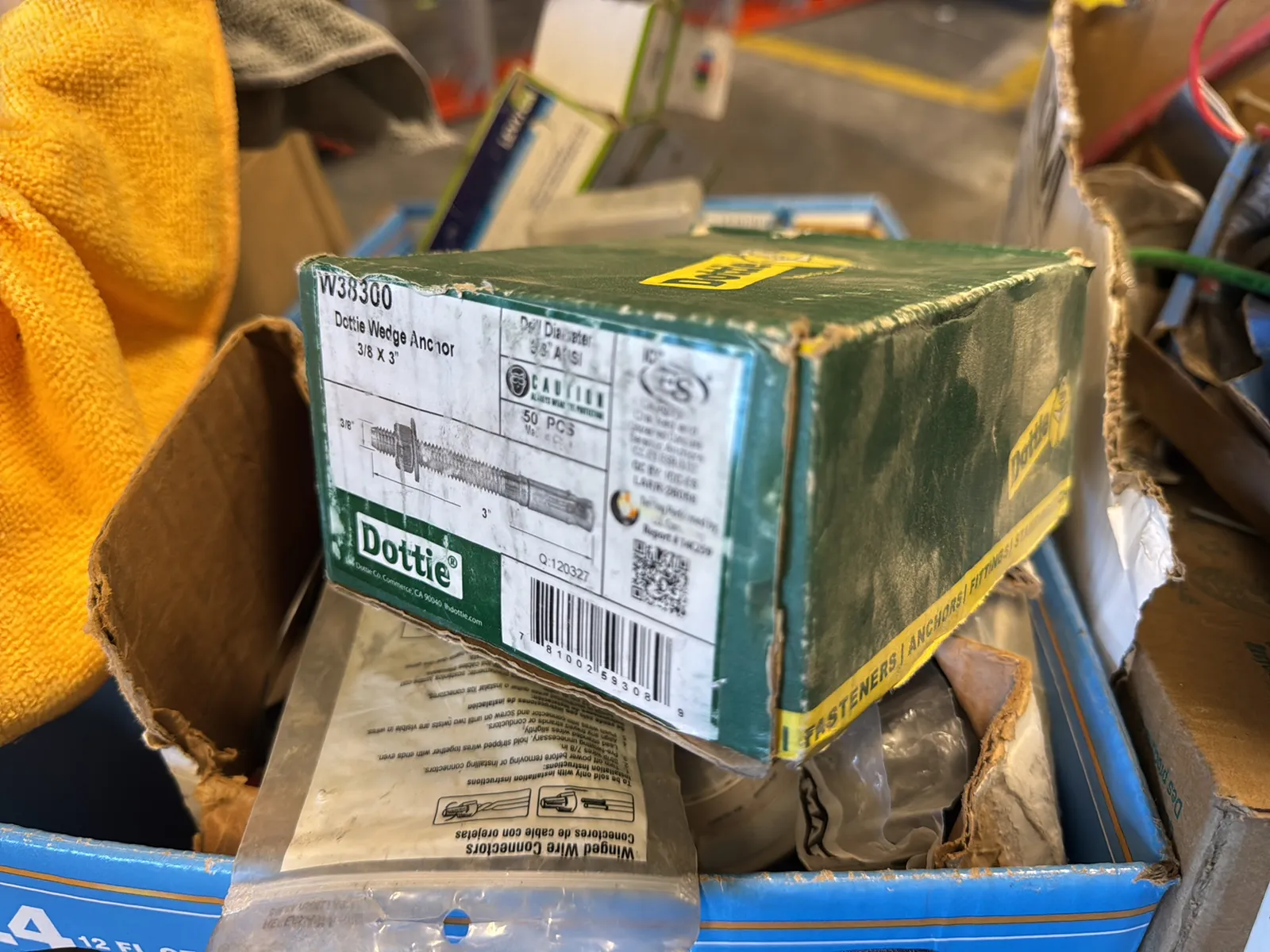 ULine Rolling Cart And Contents: Electrical Supply, Organizers, LED Strips, And Hardware., photo 12 of 13