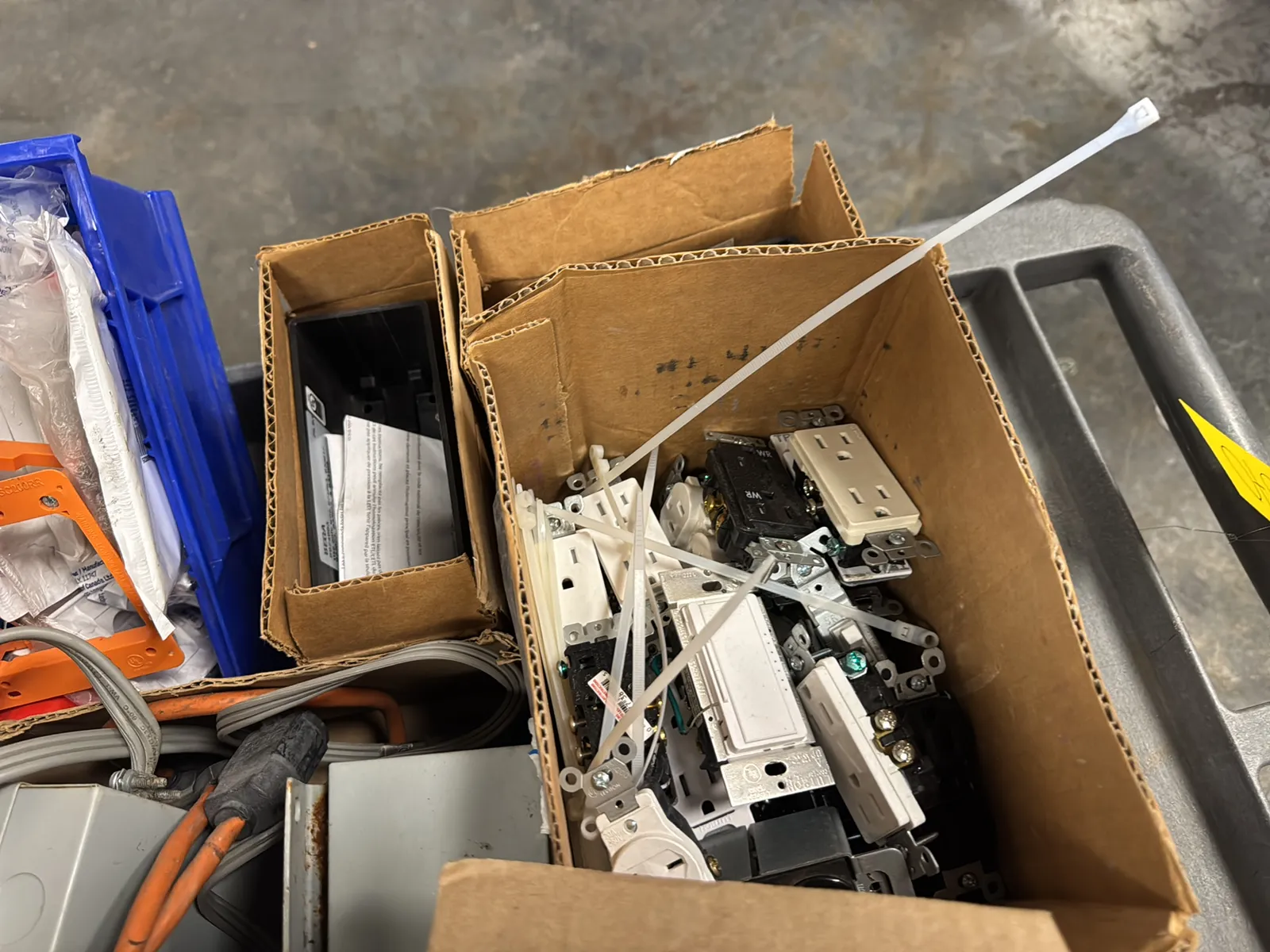 Rolling Cart And Contents; Metal Couplers, Lutron Switches, Cover Plates, Dimmable Drivers, And LED Strips., photo 16 of 18
