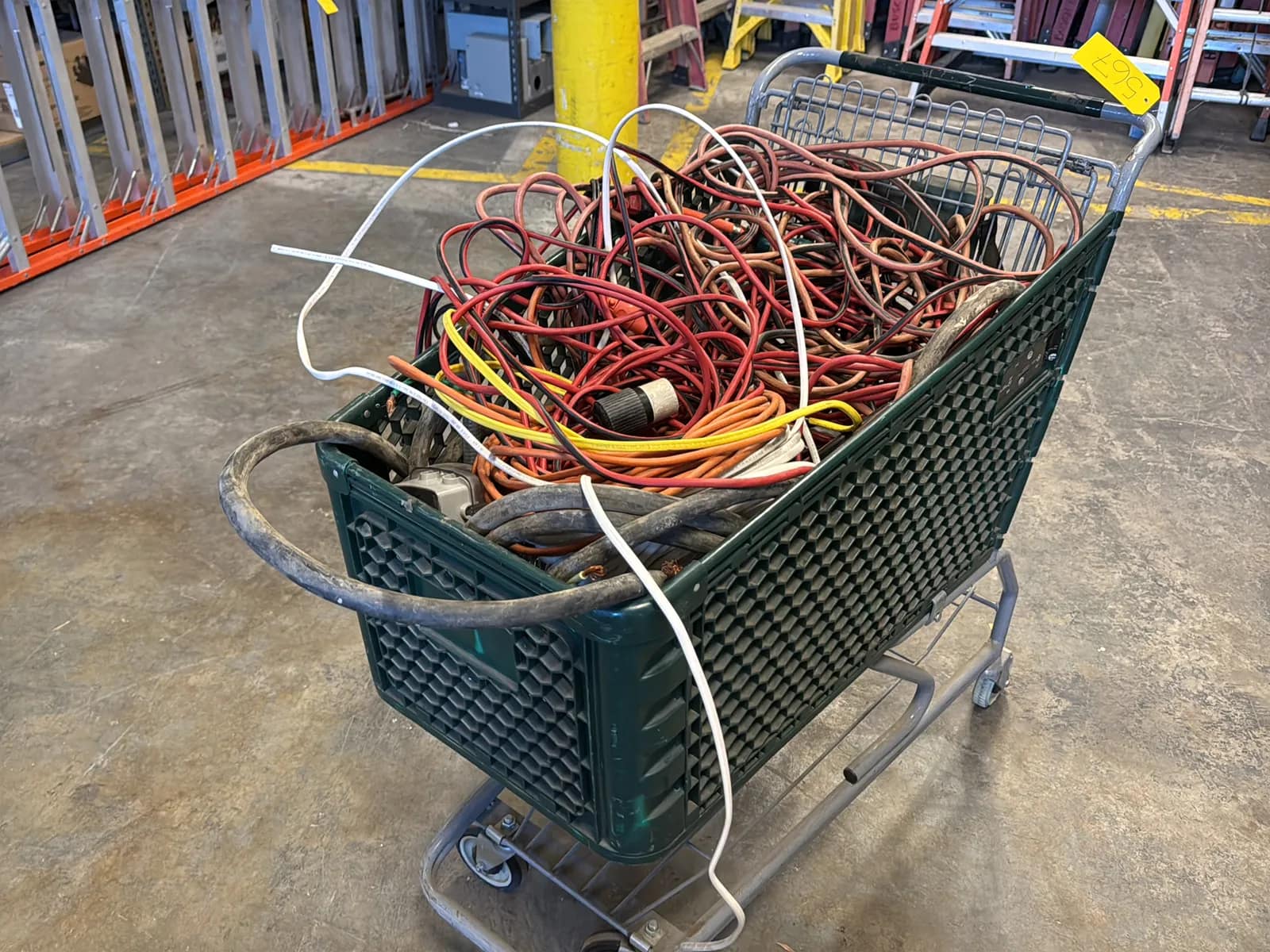 Cart And Contents: Extension Cords, photo 2 of 8