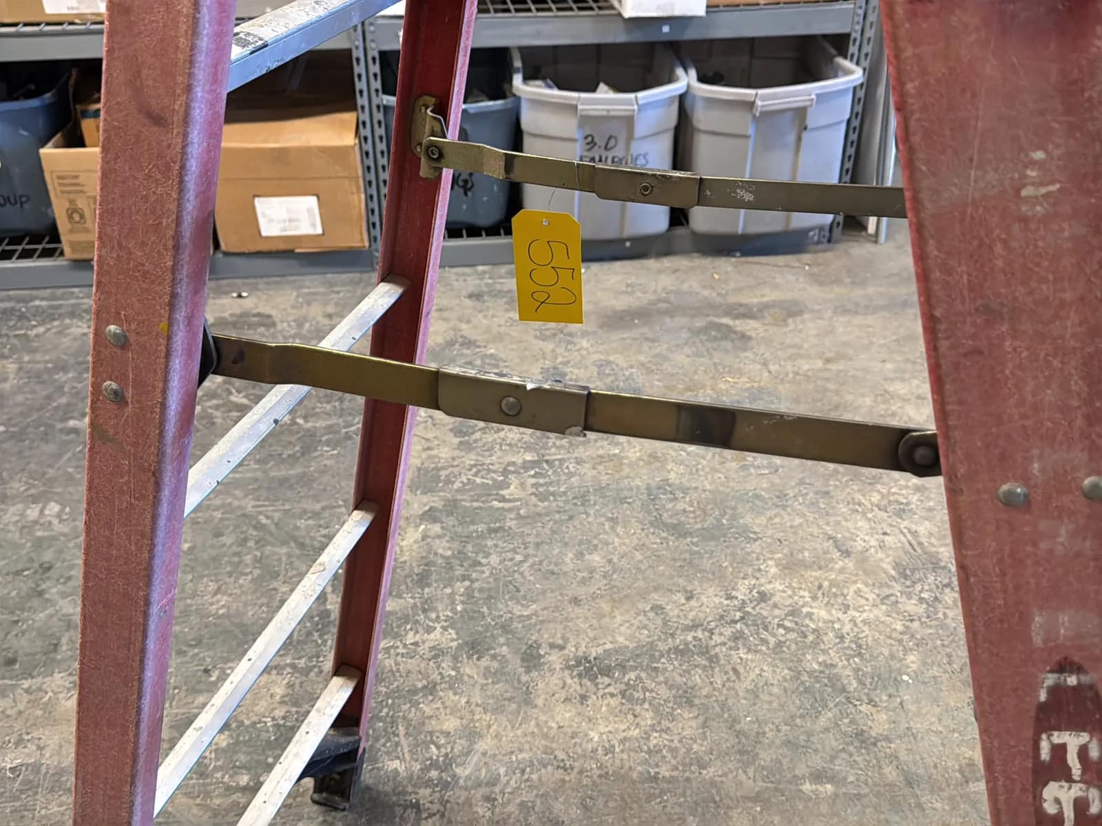 Werner 6’ Fiberglass Ladder, photo 6 of 6