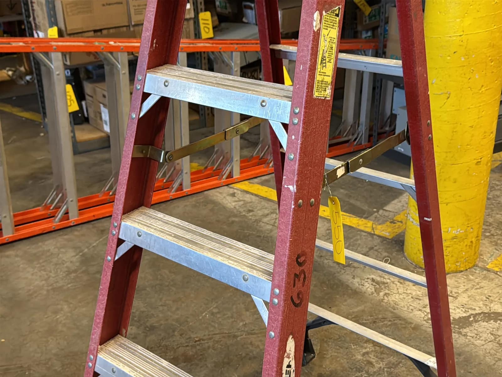 Werner 6’ Fiberglass Ladder, photo 3 of 7