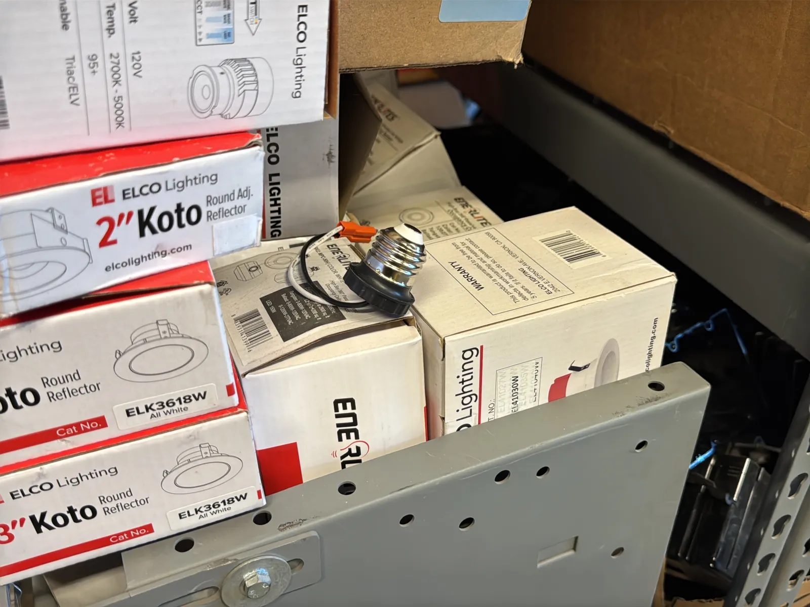 Rack And Contents: Koto 2”-3” LEDs, Koto Focus Modules, And 4” LEDs, photo 8 of 11