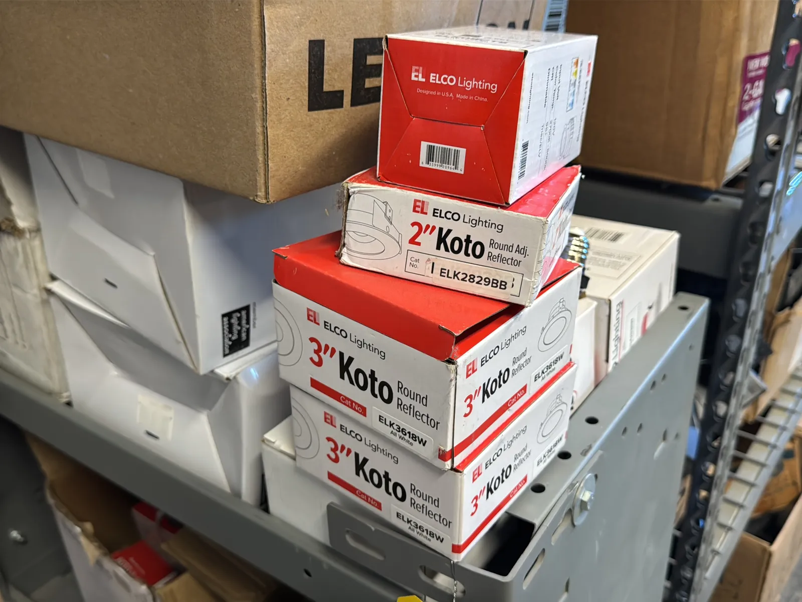 Rack And Contents: Koto 2”-3” LEDs, Koto Focus Modules, And 4” LEDs, photo 7 of 11