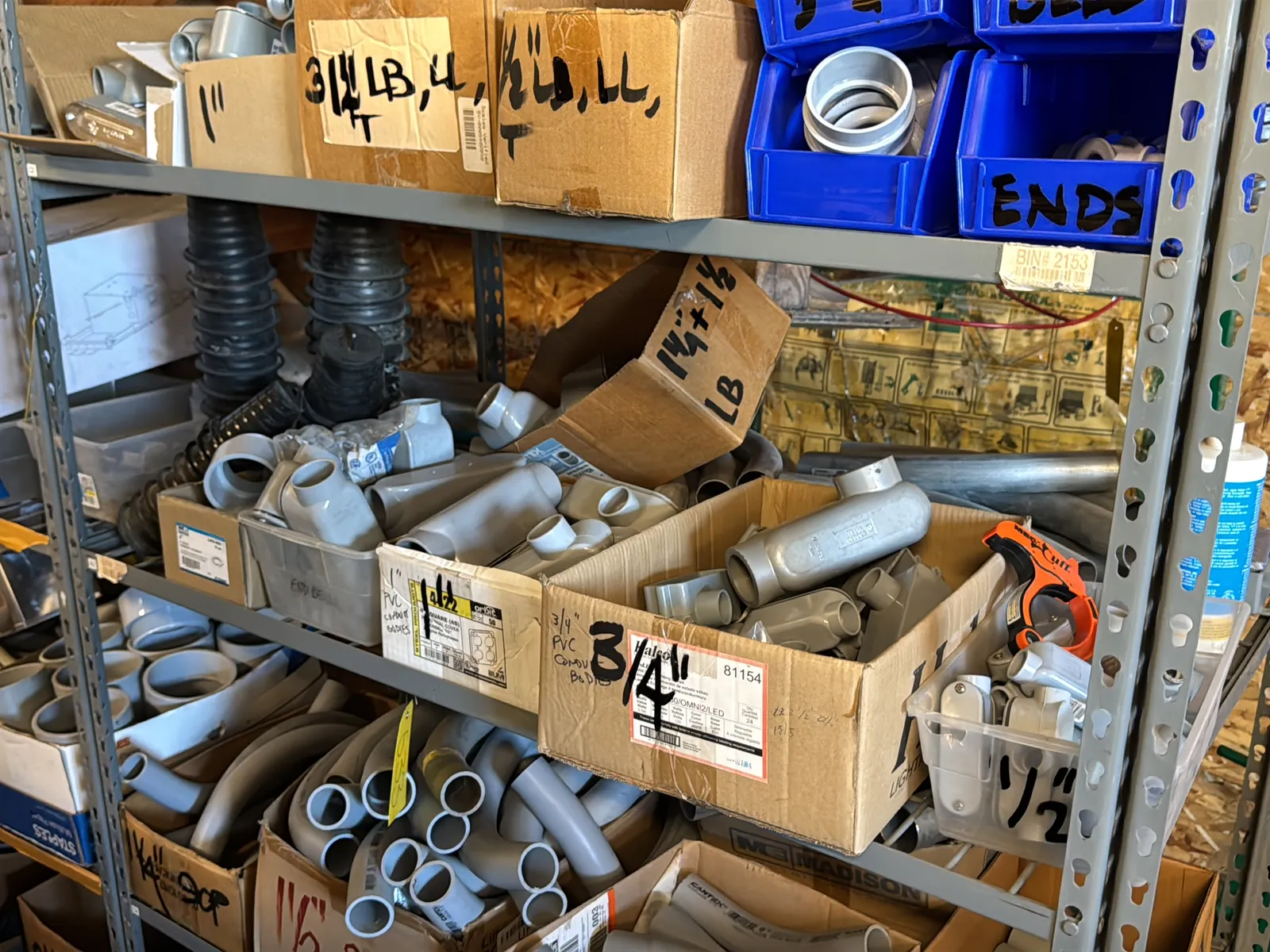 Contents Of (1) Rack: Assorted PVC Conduit (Rack NOT Included), photo 4 of 16