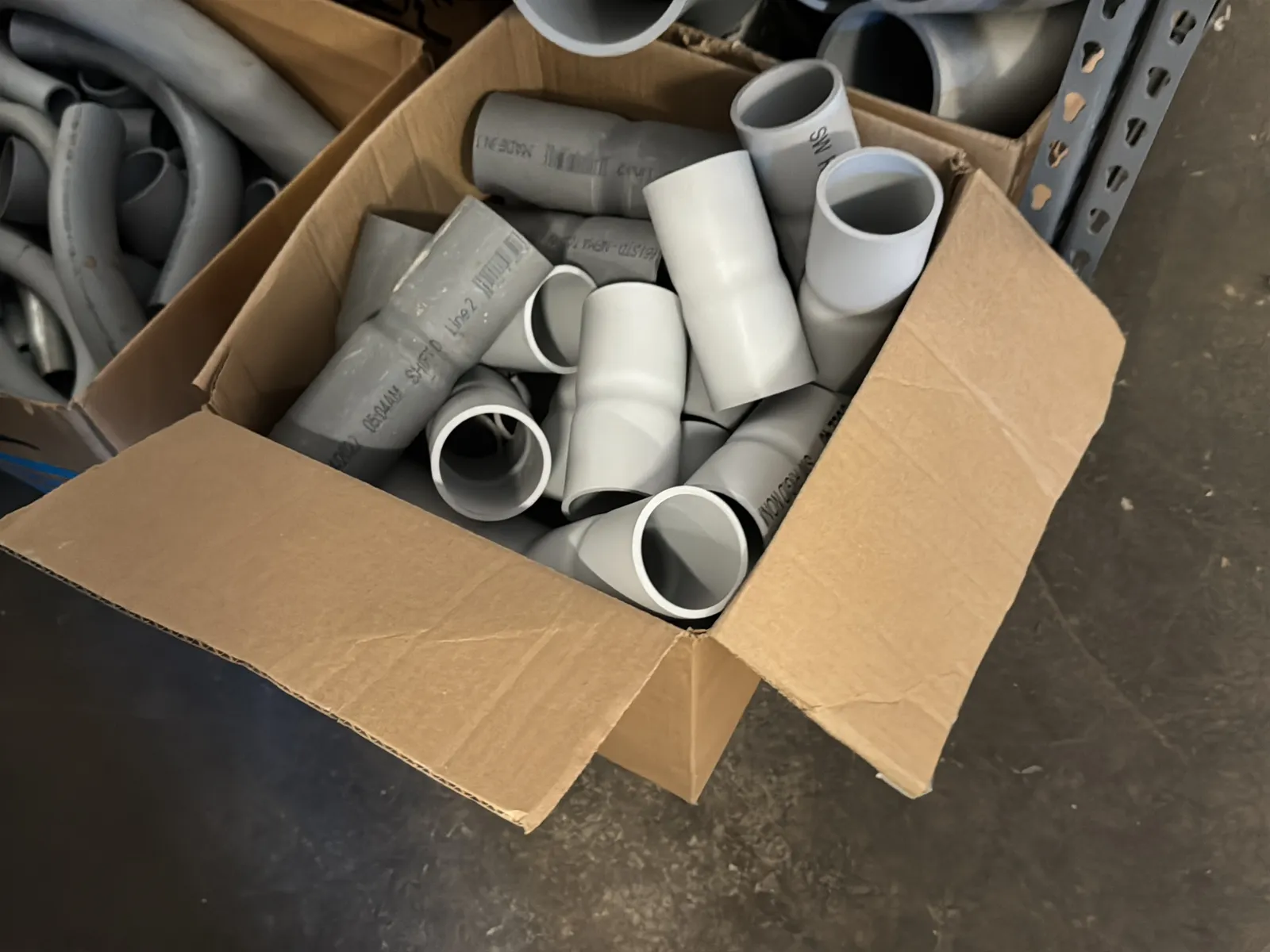 Contents Of (1) Rack: Assorted PVC Conduit (Rack NOT Included), photo 9 of 16