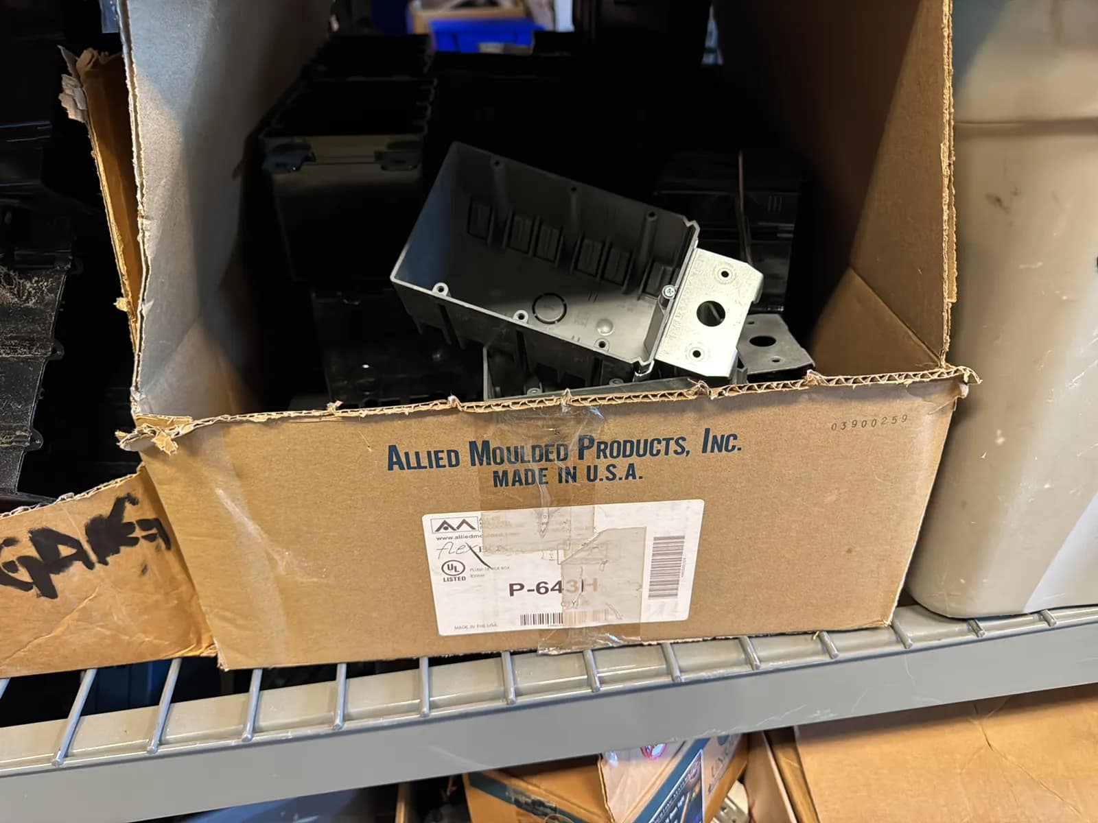 Contents Of Rack: Assorted Gang Boxes (Rack NOT Included), photo 10 of 28