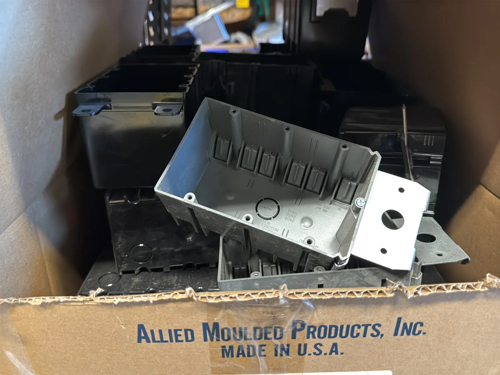 Contents Of Rack: Assorted Gang Boxes (Rack NOT Included), photo 12 of 28