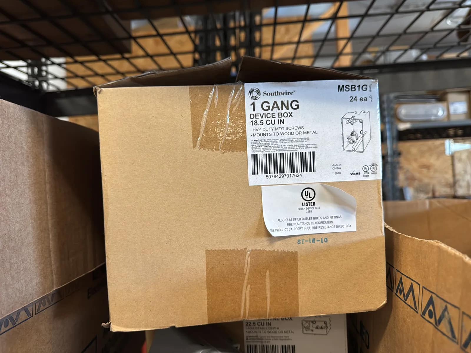 Contents Of Rack: Assorted Gang Boxes (Rack NOT Included), photo 23 of 28