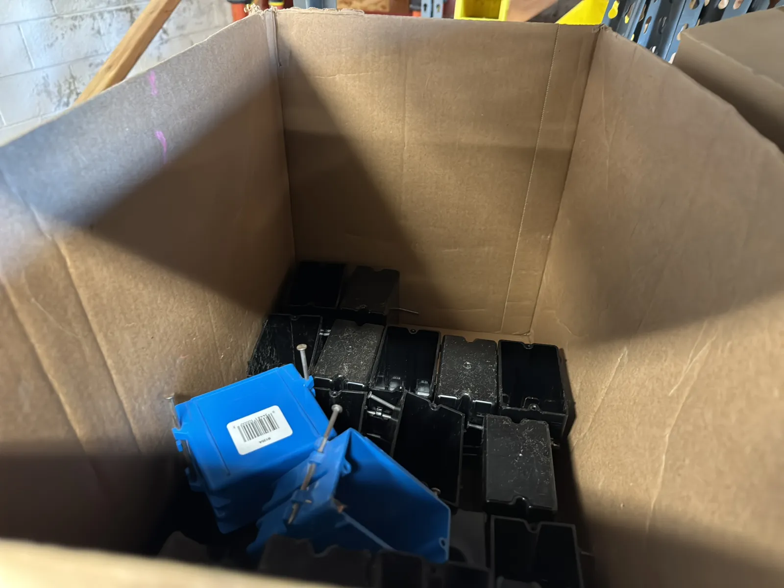 Contents Of Rack: Assorted Gang Boxes (Rack NOT Included), photo 26 of 28