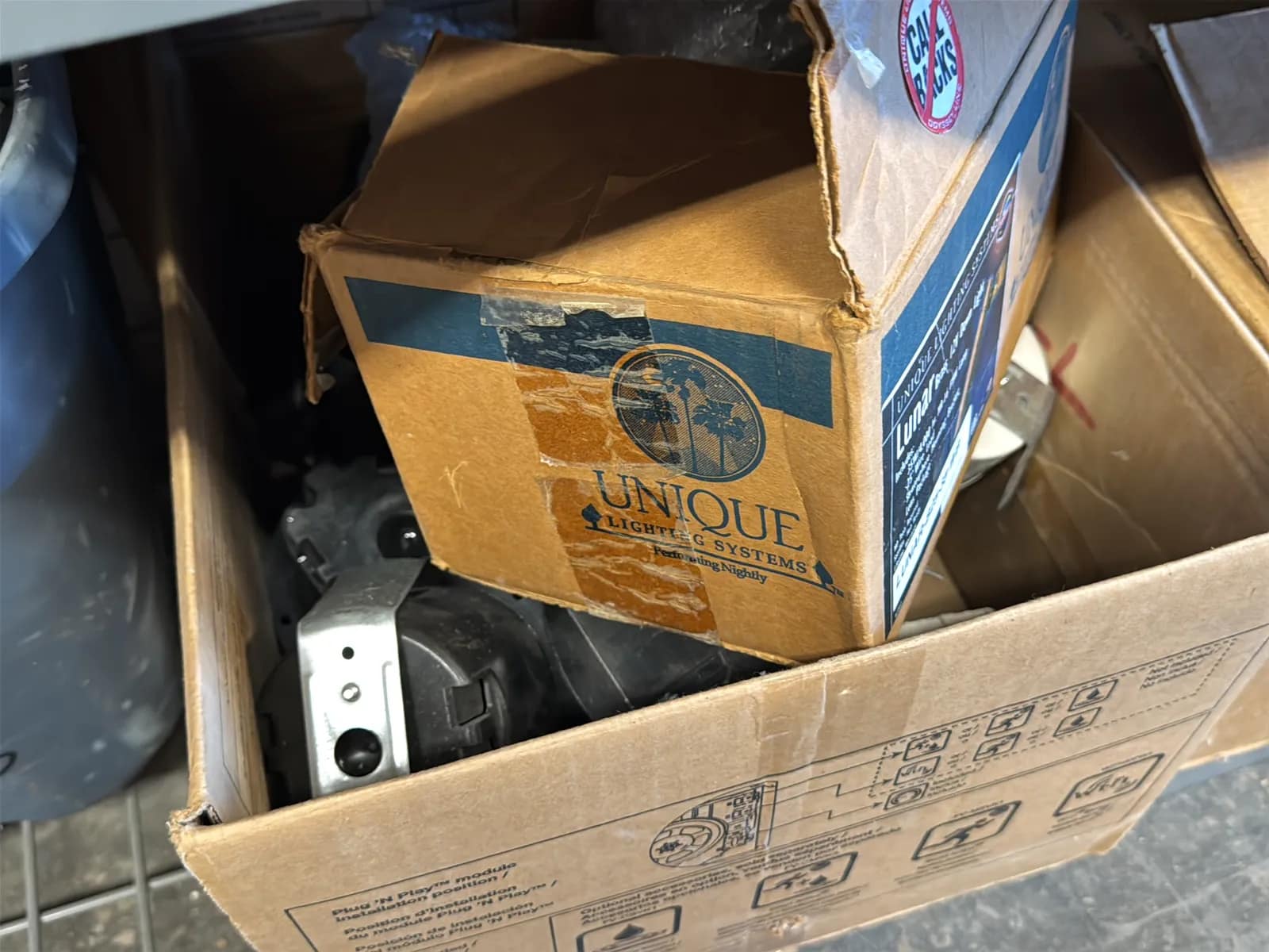 Contents Of Rack: Assorted Gang Boxes (Rack NOT Included), photo 3 of 28