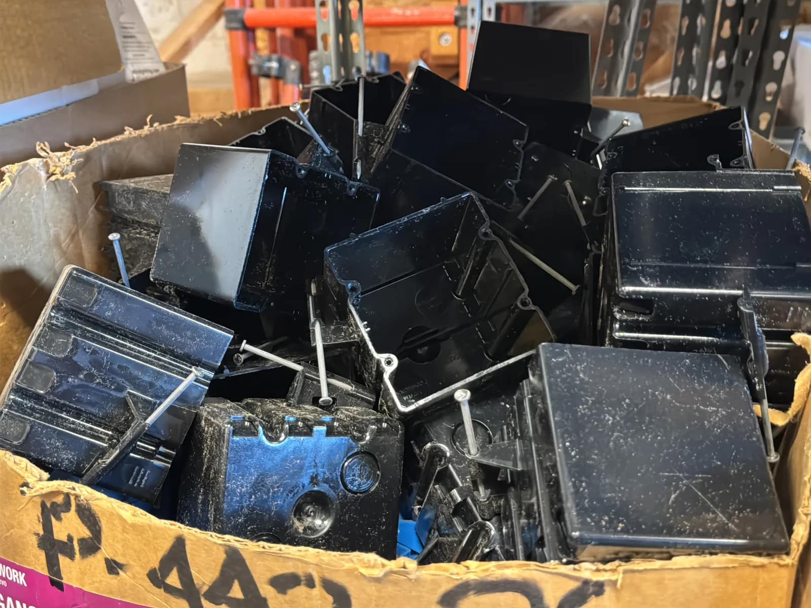 Contents Of Rack: Assorted Gang Boxes (Rack NOT Included), photo 17 of 28
