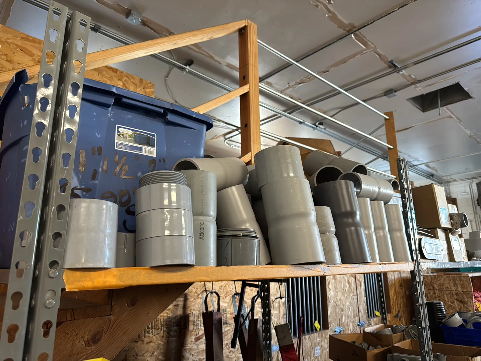Contents Of (1) Rack: Assorted PVC Conduit (Rack NOT Included), photo 2 of 18
