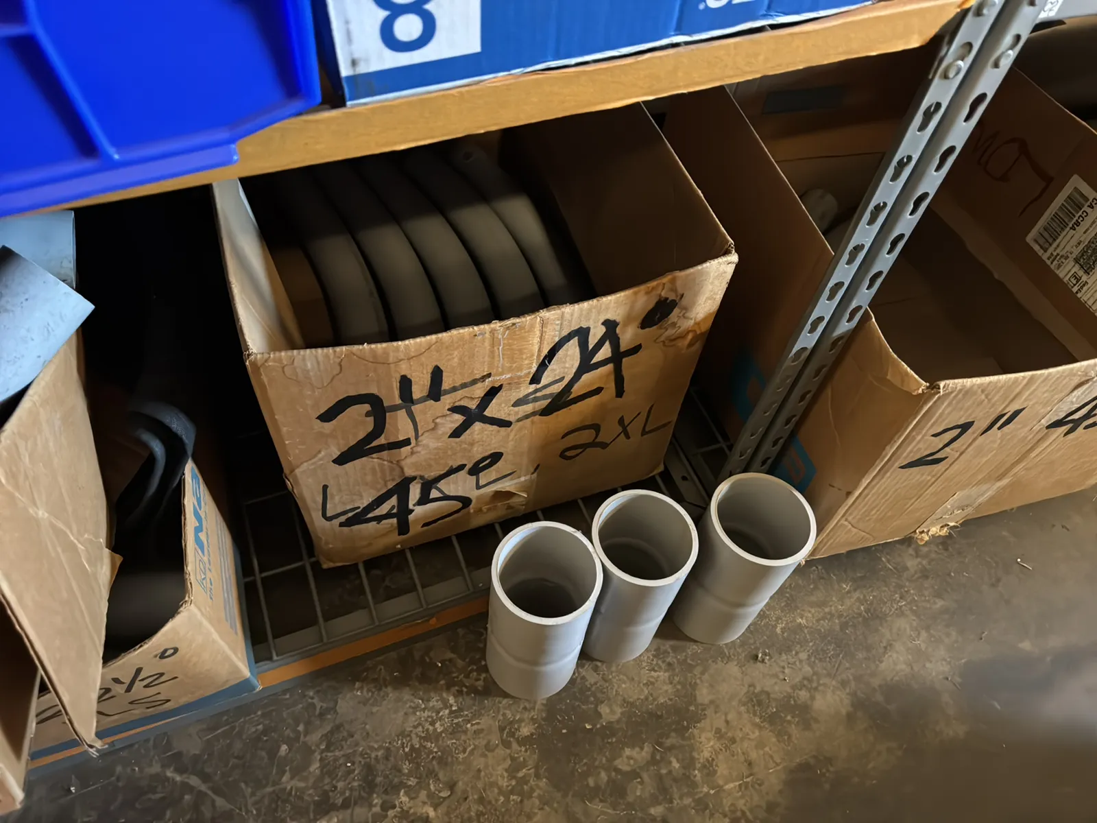 Contents Of (1) Rack: Assorted PVC Conduit (Rack NOT Included), photo 18 of 18