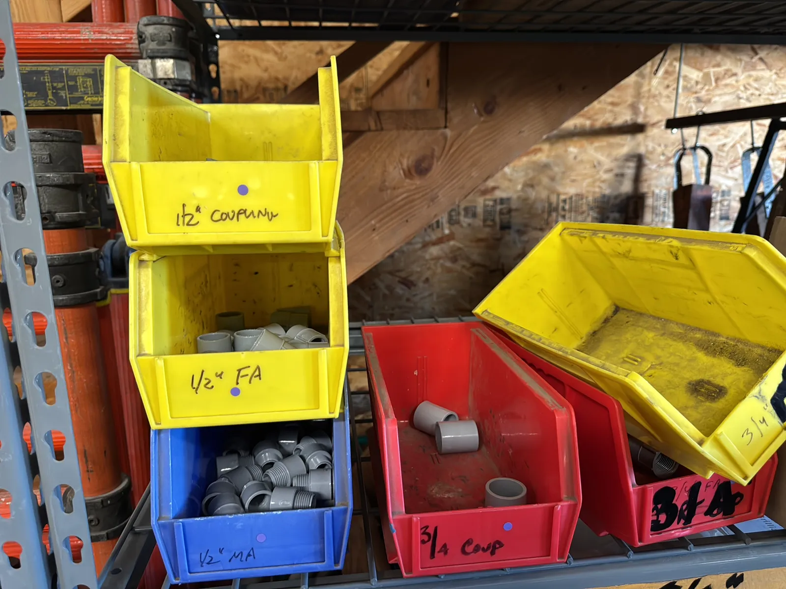 Contents Of (1) Rack: Assorted PVC Conduit (Rack NOT Included), photo 12 of 18