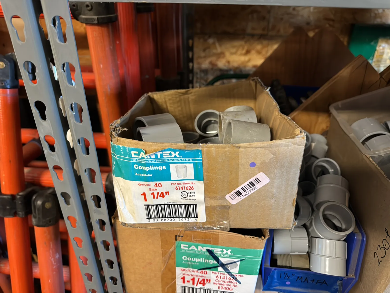 Contents Of (1) Rack: Assorted PVC Conduit (Rack NOT Included), photo 11 of 18