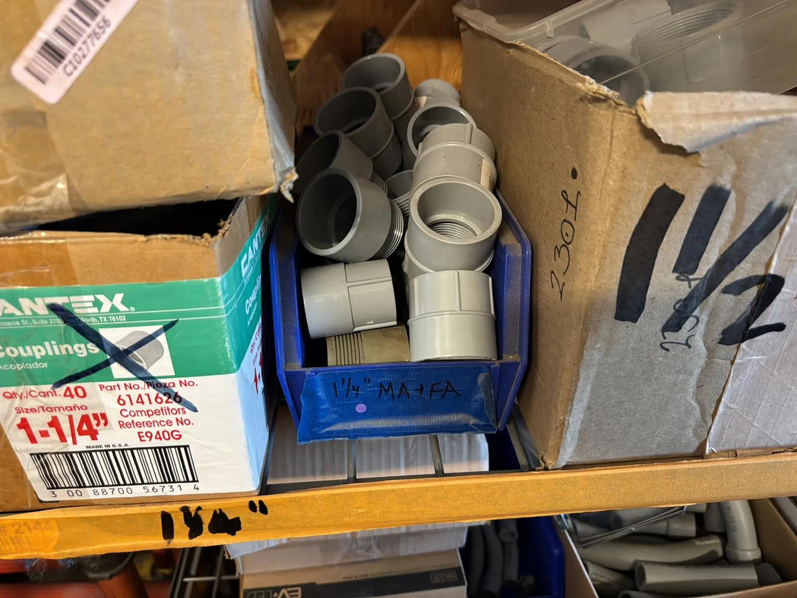 Contents Of (1) Rack: Assorted PVC Conduit (Rack NOT Included), photo 9 of 18