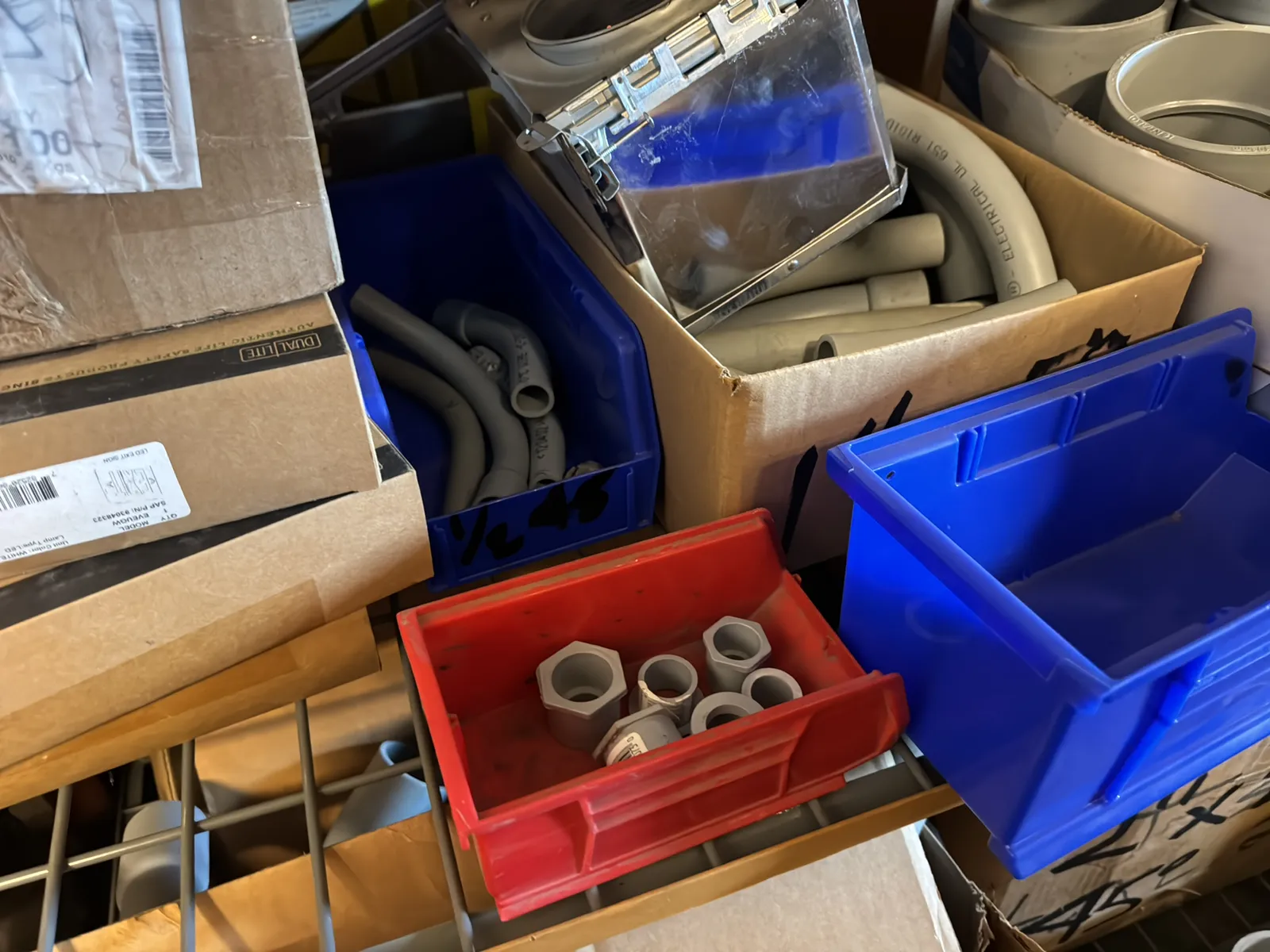 Contents Of (1) Rack: Assorted PVC Conduit (Rack NOT Included), photo 8 of 18