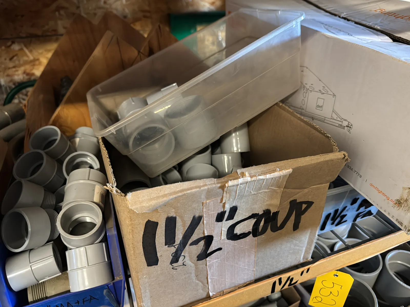 Contents Of (1) Rack: Assorted PVC Conduit (Rack NOT Included), photo 10 of 18