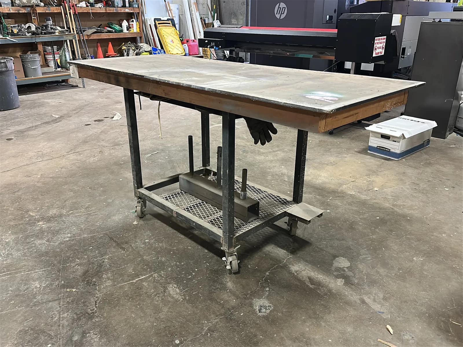 Rolling Work Table, photo 3 of 4