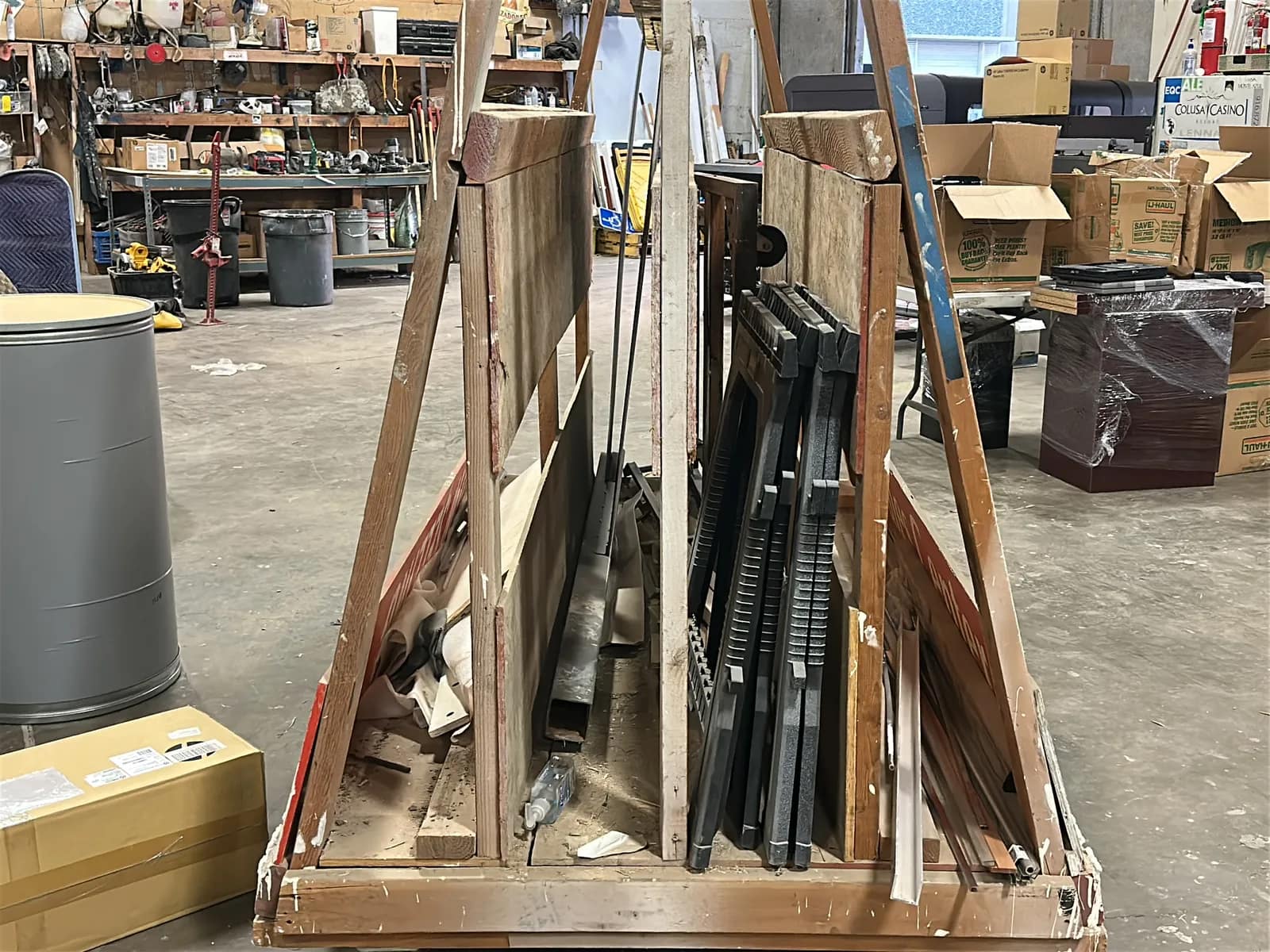 Rolling A-Frame Cart With Contents Included, photo 4 of 6