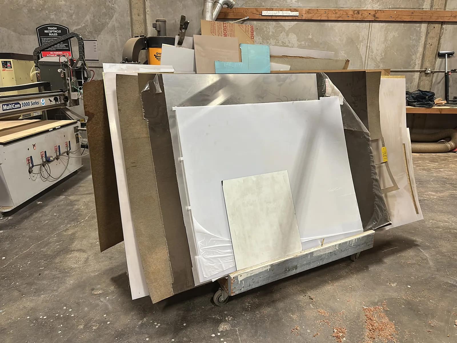 Material Cart With Assorted Material Included, photo 1 of 4