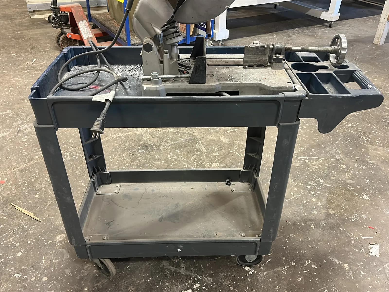 Makita 12” Chop Saw With Shop Cart, photo 6 of 6