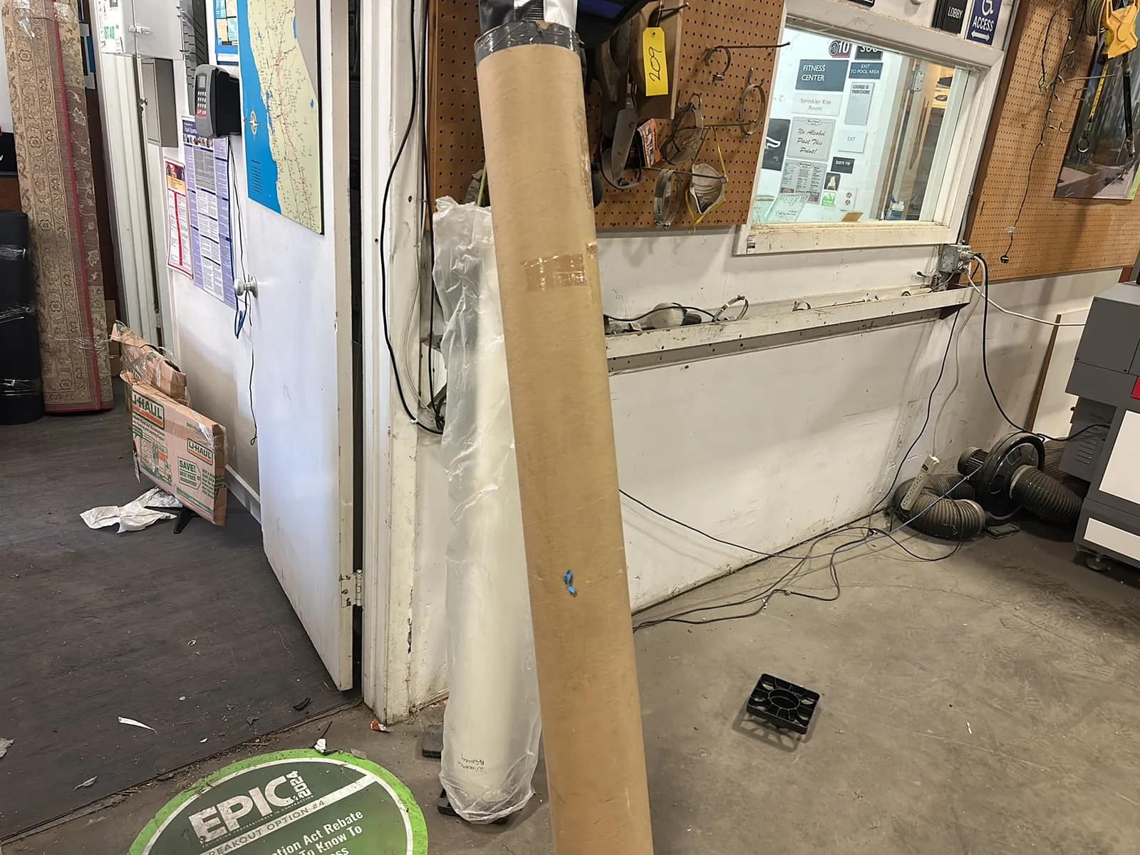 Pegboard And Contents: Welding Mask, Hand Saws, Caulking Gun And More, photo 6 of 6