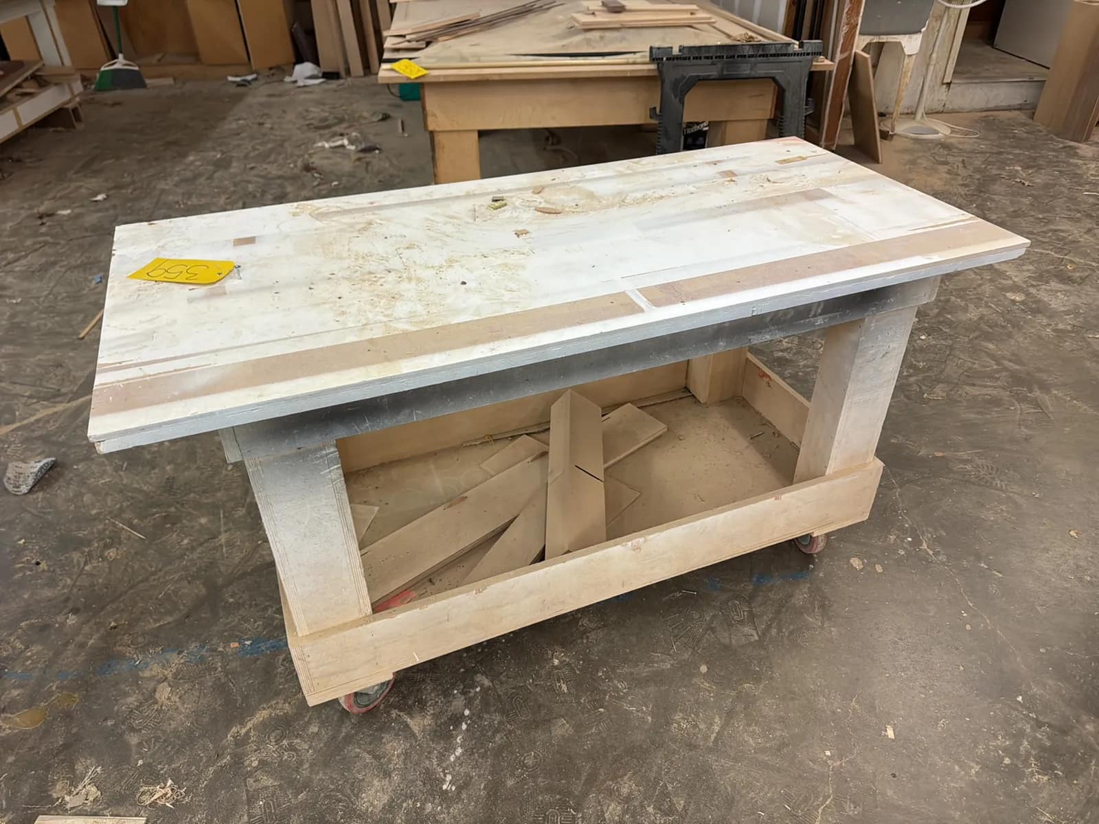 5’ Rolling Wooden Cart, photo 1 of 6