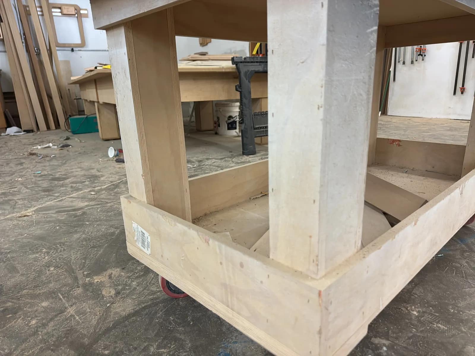 5’ Rolling Wooden Cart, photo 3 of 6