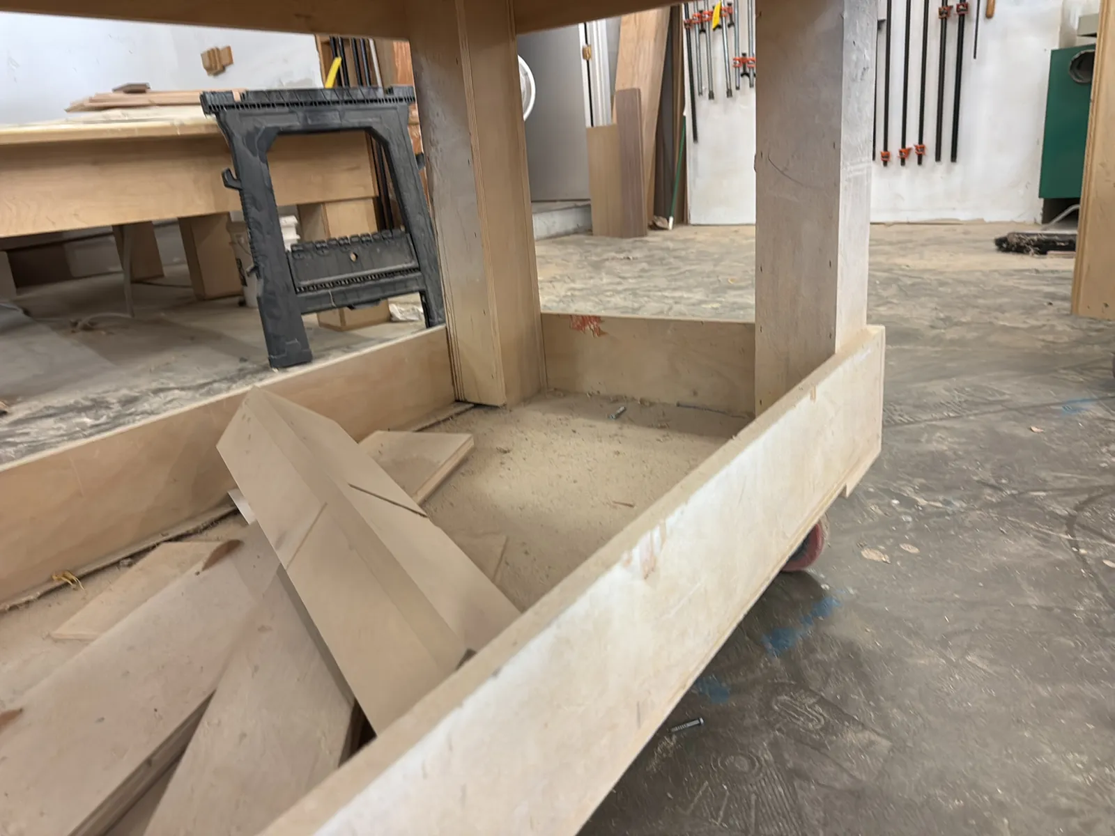 5’ Rolling Wooden Cart, photo 4 of 6