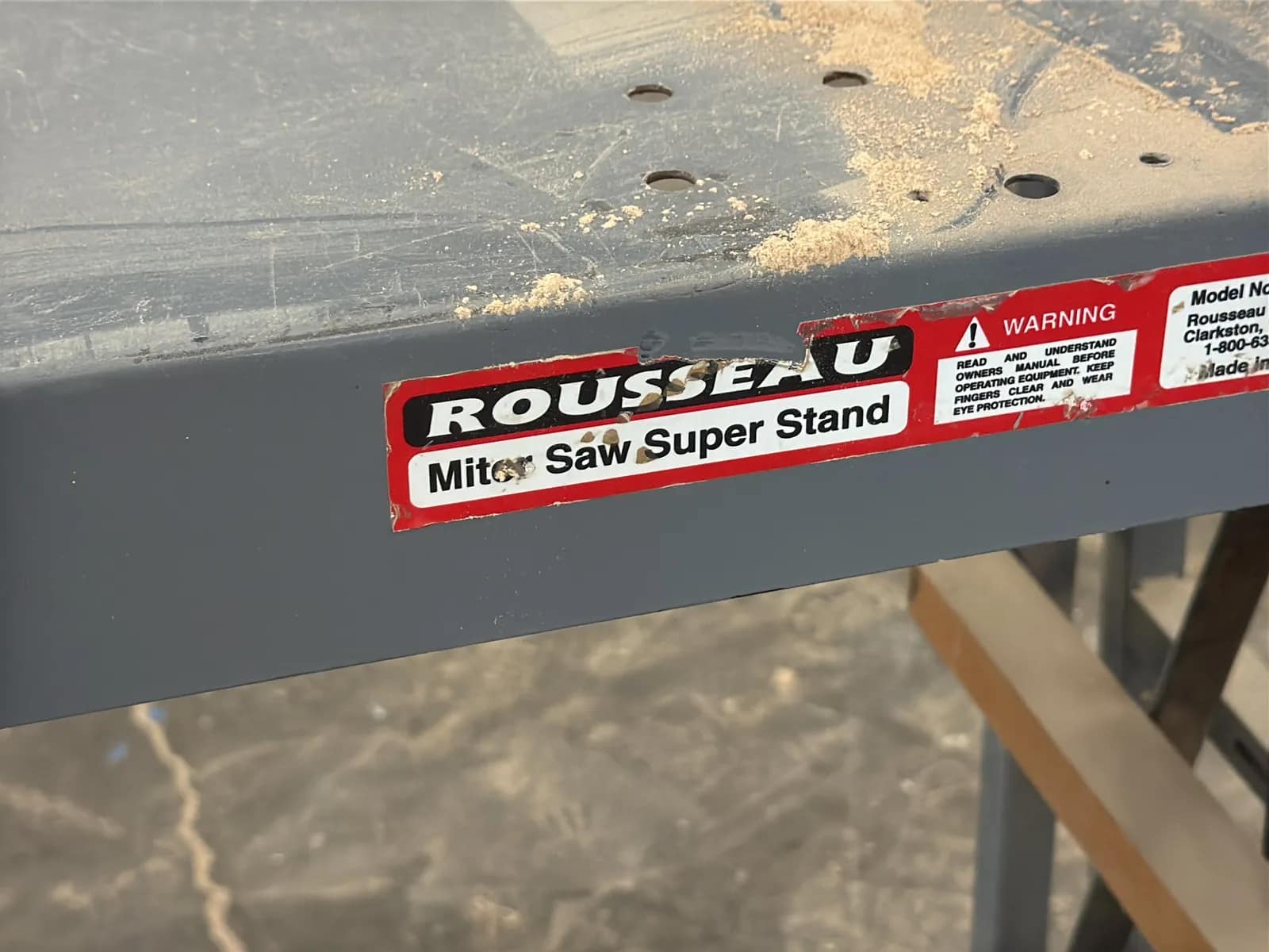 Rousseau Miter Saw Super Stand, photo 2 of 5