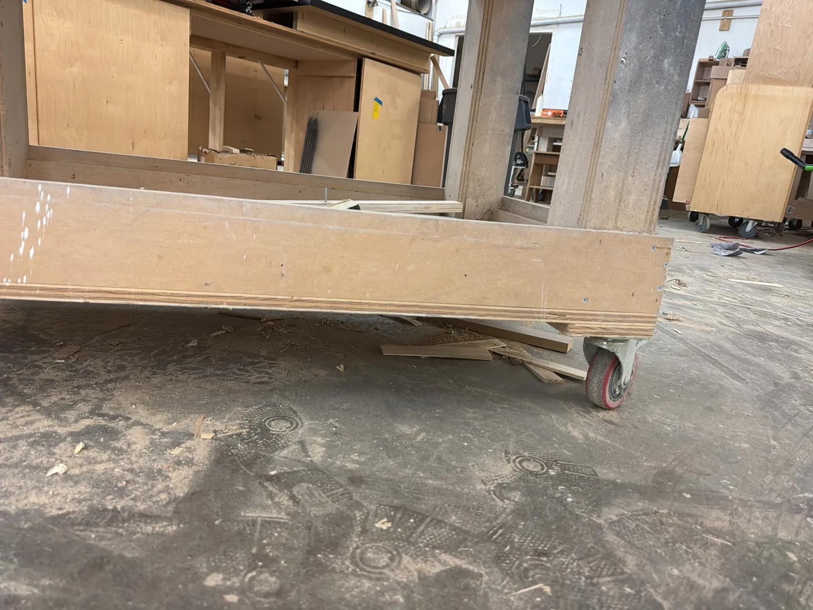 Rolling 4’ Wooden Cart And Contents, photo 5 of 5