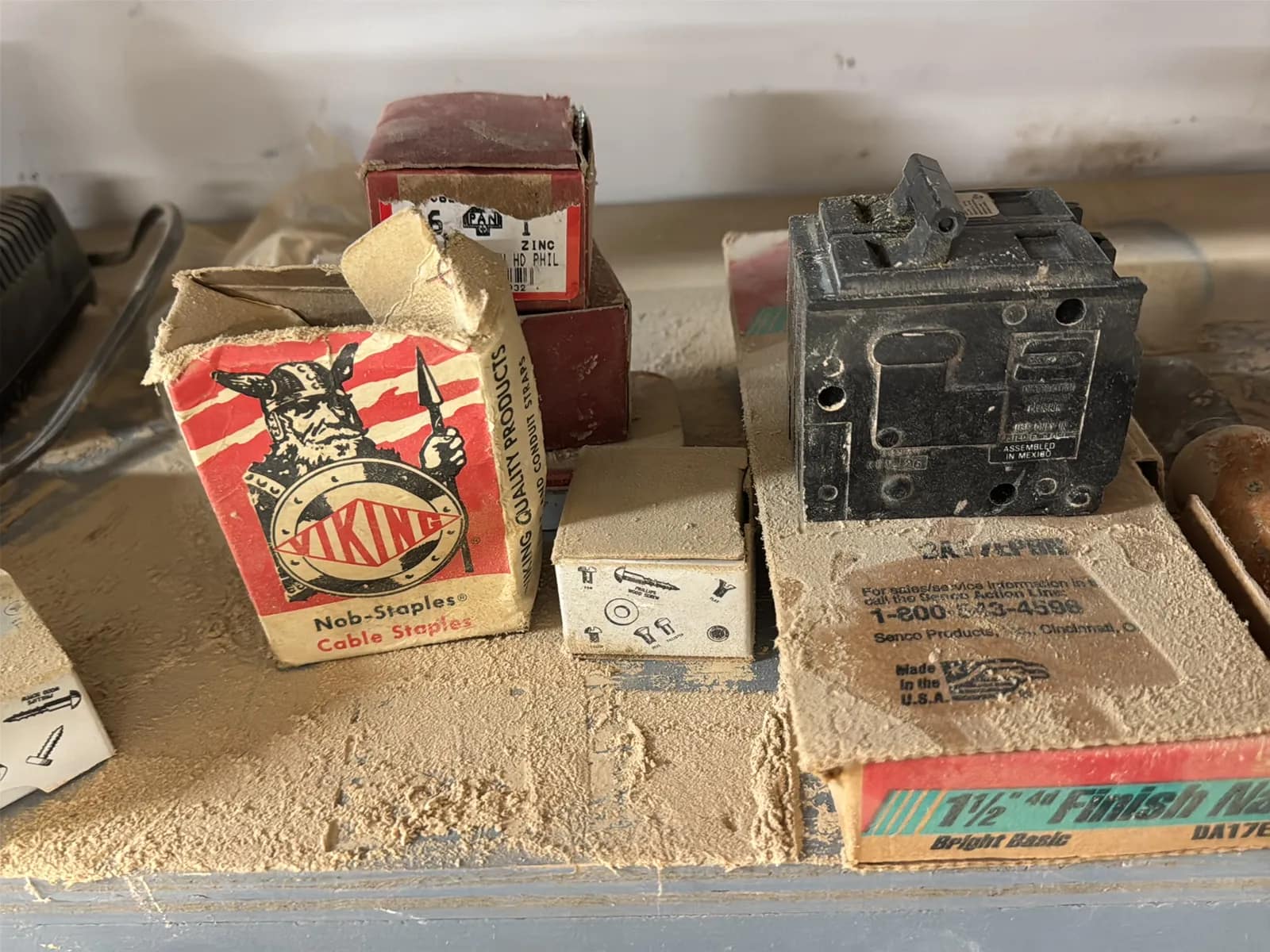Contents Of Shelves: Cabinet Hardware, Tools, Hardware, Casters, Wire Mesh, Pivot Hinges, And More, photo 18 of 28